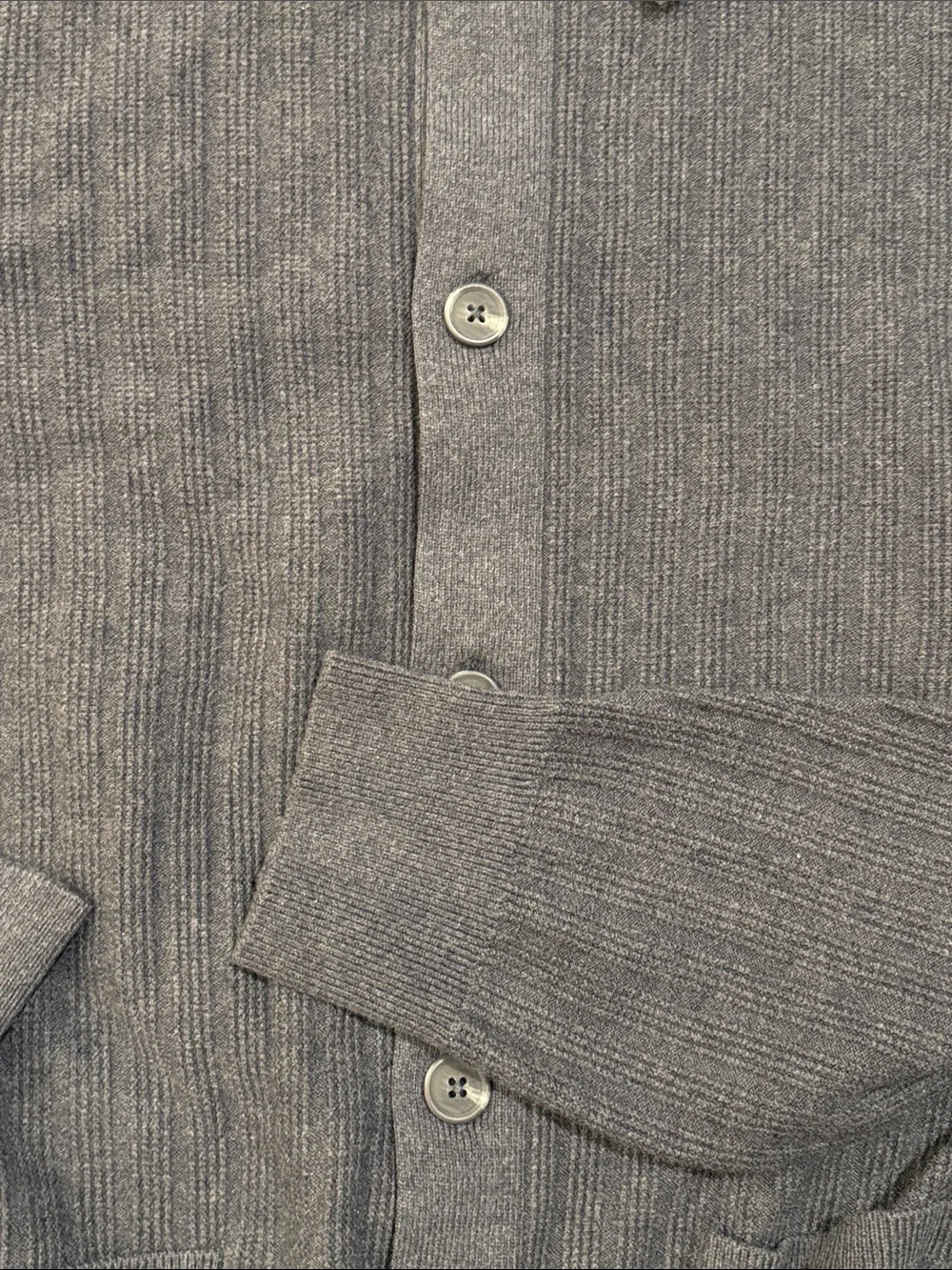 Goodfellow & Co Navy Ribbed Button-Front Cardigan NWT